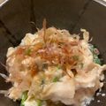 あゆkari's cooksnap of when they made 居酒屋おつまみオクラとササミの豆腐和え.
