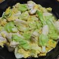 55才のおじさん's cooksnap of when they made ささみとキャベツとたまごの炒め物.