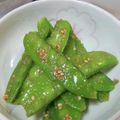 ももだんご☆'s cooksnap of when they made きぬさやでゴマが香るおひたし.