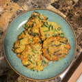 MDX家's cooksnap of when they made えのきとニラのささみバーグ.