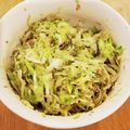 （・×・）♪'s cooksnap of when they made 絶品♪キャベツのナムル【作り置き】.