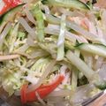 ようさんママ's cooksnap of when they made きゃべつともやしのナムル風サラダ.