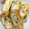 millajovo's cooksnap of when they made ❀小えびと大葉の卵焼き❀.
