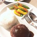 ame-ikuru's cooksnap of when they made 大麦ハンバーグ♪簡単.