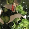 クックZ8J4H4☆'s cooksnap of when they made 簡単酢の物♪胡瓜とカニかまの味噌酢和え.