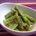 mihiGT's cooksnap of when they made アスパラの白みそごま和え.
