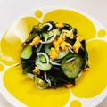 あっこ姉's cooksnap of when they made 酢の物 (しらす.胡瓜.ワカメ.たまご).