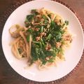 ふか谷's cooksnap of when they made ﾆﾗ焼きうどん!.