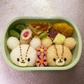 Chaaa_room's cooksnap of when they made ルルとロロ♪キャラ弁.