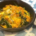 temisqyq's cooksnap of when they made 話題入♪豆腐と法蓮草の納豆チーズ焼き.