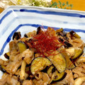 ルパンのかあさん☆彡's cooksnap of when they made 豚肉となすびとしめじのオイスター炒め.