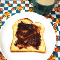 ふうはっちゃん's cooksnap of when they made ☆すぐできる☆あずきあんのトースト.