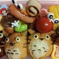 やみっぺ's cooksnap of when they made キャラ弁☆ウインナーと竹輪でかたつむり.