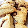 チェリム's cooksnap of when they made チョコチャンクスコーン♫スタバ風！.