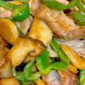 やよい・M's cooksnap of when they made 簡単　豚肉　ピーマン　エリンギの　炒め物.