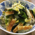 yuminan47k's cooksnap of when they made わさポンで♪白菜とちくわの和風サラダ.