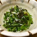 クック5NOFPV☆'s cooksnap of when they made レンジで簡単一品！ほうれん草のしらす和え.