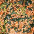 ちーずぴざ's cooksnap of when they made 簡単♪ほうれん草とエリンギのキーマカレー.