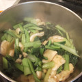 ★m★t★'s cooksnap of when they made お母さんの小松菜とあげの煮びたし♡.