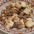 亜矢佳's cooksnap of when they made 簡単麻婆豆腐風肉味噌豆腐.