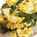 まわりてめくるん's cooksnap of when they made 簡単#冷凍コーンとインゲンの卵#マヨ炒め.