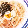 うさじいママ's cooksnap of when they made たらこうどん　温卵のせ.