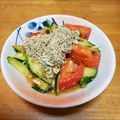 かしゅみん♡'s cooksnap of when they made 胡瓜とトマト☆とろろ昆布インサラダ風.