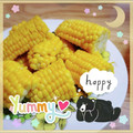 海理ママ's cooksnap of when they made レンジで時短！蒸しとうもろこし.