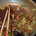 hanaor's cooksnap of when they made 豚バラ肉・なす・キャベツのオイスター炒め.