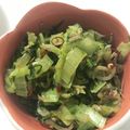 とらっぴ☆'s cooksnap of when they made 激っ辛☆菜っ葉の油炒め♪.