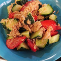 ユミすけ's cooksnap of when they made 簡単！ツナとトマトときゅうりの中華和え.