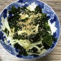 みりん調味料's cooksnap of when they made わかめとキャベツのナムル風サラダ.
