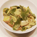 まんまるまうちゃん's cooksnap of when they made 厚揚げと絹さやの卵とじ.