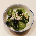 まんまるまうちゃん's cooksnap of when they made きゅうりとわかめとカニカマのレモン酢の物.
