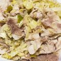 ほり♪'s cooksnap of when they made 豚肉とキャベツの酒蒸しポン酢ラー油.