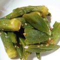 あおいりん's cooksnap of when they made 簡単5分で副菜☆オクラのナムル☆.