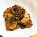 水玉ぱじゃま's cooksnap of when they made 簡単！長芋のホクホクひき肉炒め.