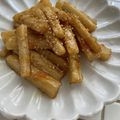 yurapupu♪'s cooksnap of when they made カリカリごぼうの甘辛にんにく醤油焼き.