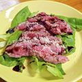 ちえたろう's cooksnap of when they made 驚愕レシピNo.20牛たたきタリアータ風.