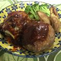 ヒメッコ55's cooksnap of when they made 【ひと手間でふわっふわ】ドキバーグ.