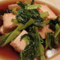 ☆むくぞう's cooksnap of when they made 簡単☆小松菜と絹厚揚げの煮浸し.