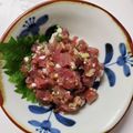 チャビドリオ's cooksnap of when they made かつおのねぎ塩なめろう.