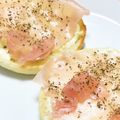 菜つ実☆ミ's cooksnap of when they made イングリッシュマフィンの生ハムチーズ乗せ.