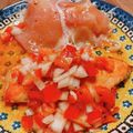あちゃママ♡'s cooksnap of when they made 夏♪鮭のムニエル・フレッシュトマトソース.