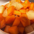 ぷーとんR's cooksnap of when they made 大根と人参の、甘辛炒め.