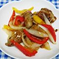 ととろ＆めい's cooksnap of when they made クルクル豚バラとパプリカの甘酢炒め.