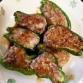ぷぅむぅもく's cooksnap of when they made 簡単！ピーマンの肉詰め、椎茸の肉詰め.