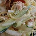 よよん☆ミ's cooksnap of when they made 残ったパスタで☆簡単サラスパ♪.