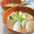 イベ長's cooksnap of when they made 生しいたけとかぶのほっこり♡お味噌汁.