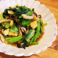 金魚のひらり's cooksnap of when they made ☆小松菜と油揚げとしめじの煮浸し☆.